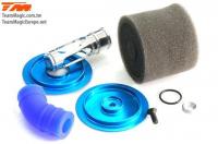 Air Filter - 1/10 Buggy - Dual Stage - Aluminum - Blue