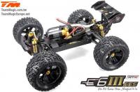 Auto - Monster Truck Electric - 4WD - RTR - Brushless 2200KV - 4S - Estingui - Team Magic E6 III BES