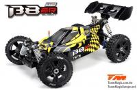 Auto - 1/8 Electrique - 4WD Buggy - RTR - Moteur Brushless 2500kv - 4S - Etanche - Team Magic B8ER Jaune/Noir