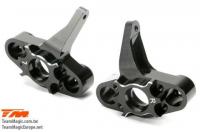 Option Part - E5 - CNC Machined Steering Block - Black (2 pcs)