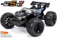 Auto - 1/10 Racing Monster Elektrisch - 4WD - RTR - Brushless - Wasserdicht - Team Magic E5 HX - Schwarz/Blau