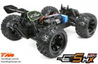 Auto - 1/10 Racing Monster Elektrisch - 4WD - RTR - Brushless - Team Magic E5 HX - Schwarz/Blau