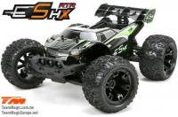 Auto - 1/10 Racing Monster Elektrisch - 4WD - RTR - Brushless  - Team Magic E5 HX - Schwarz/Grün