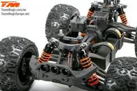 Auto - 1/10 Racing Monster Electrique - 4WD - ARR - Team Magic E5 HX avec pièces option