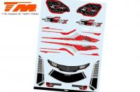 Spare Part - Stickers - E5 HX - Red