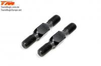 Adjustable Rod - Aluminium - 3.5mm Wrench - 3x 20mm - Black (2 pcs)