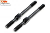 Adjustable Rod - Aluminium - 3.5mm Wrench - 3x 40mm - Black (2 pcs)