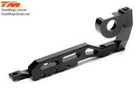 Spare Part - E4RS4 - Aluminum 7075 - One-Piece Motor Mount Black