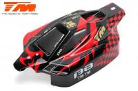 Body - 1/8 Buggy - Painted - B8ER - Red & Black