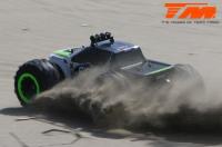 Auto - Monster Truck Electrique - 4WD - RTR - Brushless 2250KV - 6S - Etanche - TM E6 RAPTOR - Noir/Vert