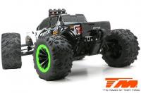 Auto - Monster Truck Electric - 4WD - RTR - Brushless 2250KV - 6S - Estingui - TM E6 RAPTOR - Nero/Verde