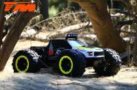 Auto - Monster Truck Electrique - 4WD - RTR - Brushless 2250KV - 6S  - TM E6 RAPTOR - Noir/Jaune