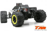 Auto - Monster Truck Elektrisch - 4WD - RTR - Brushless 2250KV - 6S - Wasserdicht - TM E6 RAPTOR - Schwarz/Gelb