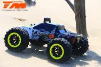 Auto - Monster Truck Elektrisch - 4WD - RTR - Brushless 2250KV - 6S - Wasserdicht - TM E6 RAPTOR - Schwarz/Gelb