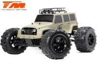 Auto - Monster Truck Elektrisch - 4WD - RTR - Brushless 2250KV - 6S - Wasserdicht - TM E6 J-STAR - Desert