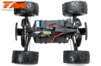 Auto - Monster Truck Electrique - 4WD - RTR - Brushless 2250KV - 6S - TM E6 J-STAR - Rouge