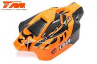 Carrozzeria - 1/8 Buggy - Dipinta - B8ER 6S - Arancia & Nero