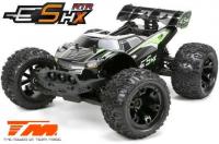 Car - 1/10 Racing Monster Electric - 4WD - RTR - Brushed 2S/3S - Waterproof - Team Magic E5 HX - Black/Green
