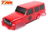 Karosserie - Monster Truck - Fertig lackiert - E6 J-Star - Rot