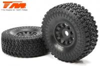 Spare Part - SETH - Mounted Tires (2) - 17mm hex