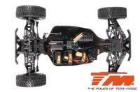 Auto - 1/8 XL Electrique - 4WD Desert Truck - RTR - Moteur Brushless 2500kv - 3-4S - Etanche - Team Magic 4SETH Rouge/Blanc