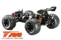 Car - 1/10 Racing Monster Electric - 4WD - RTR - Brushless 4S - Waterproof - Team Magic E5 HX 4S - Black/Orange