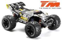 Auto - 1/10 Racing Monster Electrique - 4WD - RTR - Brushless 4S - Etanche - Team Magic E5 HX 4S - Noir/Jaune