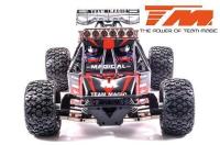 Voiture - 1/8 XL Electrique - 4WD Camion du désert - RTR - 6S - Etanche - Team Magic 6SETH Rouge