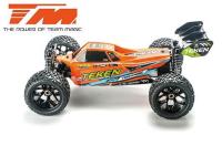 Car - 1/8 XL Electric - 4WD Truggy - RTR - 2500kv Brushless Motor - 4S  - Team Magic TEKEN Orange