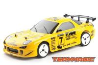 Car - 1/10 Electric - 4WD Drift - RTR - Team Magic E4D-MF – RX7 - Yellow