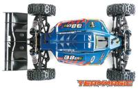 Car - 1/8 Electric - 4WD Buggy - RTR - 2500kv Brushless Motor - 3-4S - Waterproof - Team Magic B8ER II - Blue