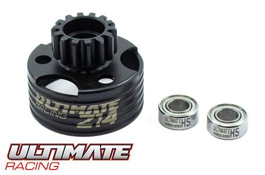 Ultimate Racing - UR0662 - Kupplungsglocke - 1/8 - Belüftet - Mit Kugellagern - 14Z