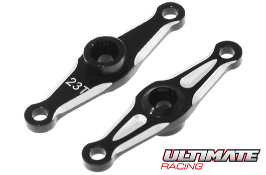 Ultimate Racing - UR1804 - Servo Arm  - Aluminum - Double - 23T - Sanwa/Ko/JR (1 pc)