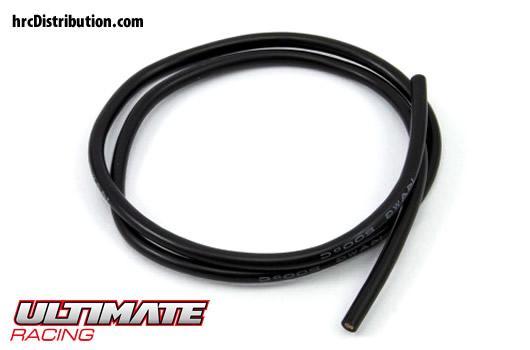 Ultimate Racing - UR46117 - Cable silicone - 14 AWG - Black (50cm)