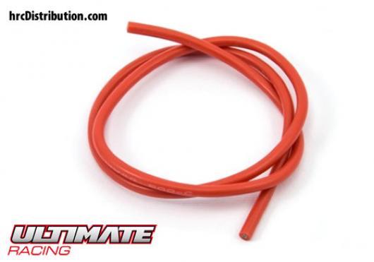Ultimate Racing - UR46118 - Kabel Silikon - 16 AWG - Rot (50cm)