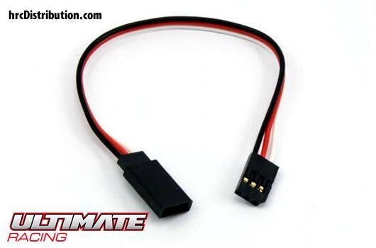 Ultimate Racing - UR46125 - Servo Extension Cable - Futaba type -  15cm Long