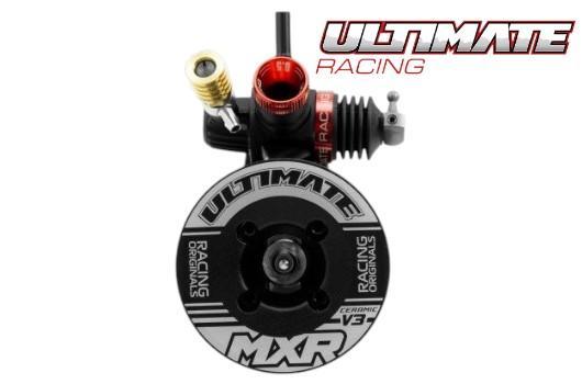 Internal combustion engine-Nitro Engine - Class 21 3.49 ccm - ULTIMATE MXR v3 Ceramic with Airmax Filter + 2141 SUPERSONIC PIPE COMBO