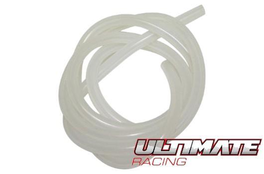 Ultimate Racing - UR1108 - Fuel tube silicone - 1m x 2.5mm x 6mm - clear