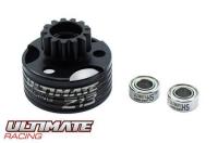 Clutch Bell - 1/8 - Ventilated - with Ball Bearings - 13T