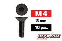Viti - Testa Svasata - Hex (Allen) - M4 x 8mm (10 pzi)
