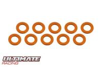 ALUMINUM SHIM (3x6x0.5mm) ORANGE (10pcs)