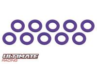 ALUMINUM SHIM (3x6x0.5mm) PURPLE (10pcs)
