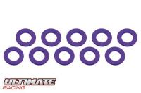 ALUMINUM SHIM (3x6x0.5mm) PURPLE (10pcs)