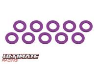 ALUMINUM SHIM (3x6x0.5mm) PINK (10pcs)