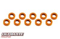 ALUMINUM SHIM (3x6x2mm) ORANGE (10pcs)
