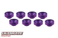 M3 ALUMINUM SERVO WASHER PURPLE (8 pcs)