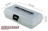 Boîte plastique - Ultimate - Boîte à quincaillerie double face 114x62x34mm