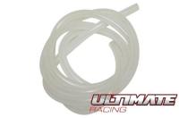 Fuel tube silicone - 1m x 2.5mm x 6mm - clear