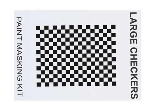 XXX Main - XM007L - Paint Mask - Large Checkers