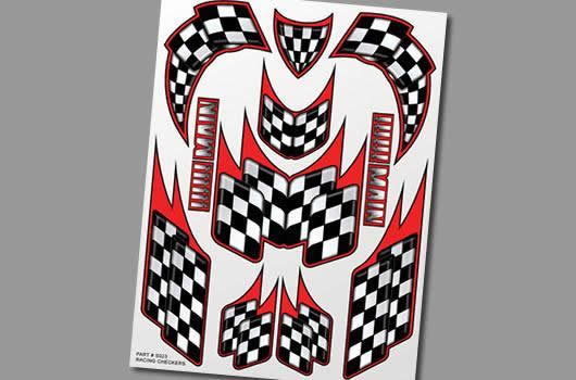 XXX Main - XS023 - Stickers - Racing Checkers